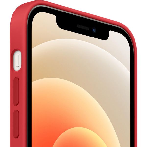Apple Coque en silicone MagSafe Apple iPhone 12 Mini - Red