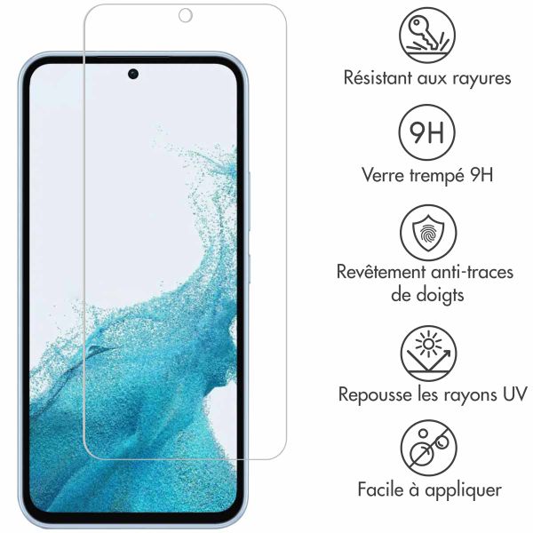 Selencia Protection d'écran en verre trempé Samsung Galaxy A54 (5G) / S23 FE