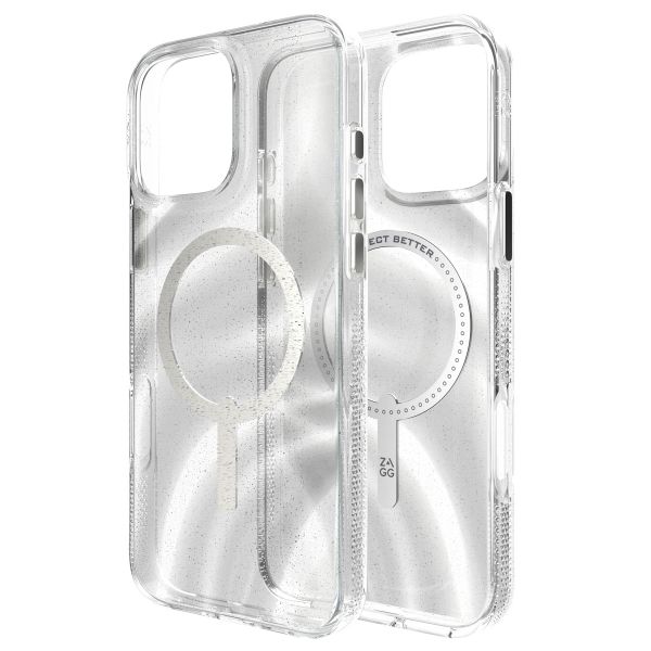 ZAGG Coque Milan Snap avec MagSafe iPhone 16 Pro Max - Swirl Glitter