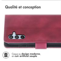 imoshion Etui de télephone portefeuille avec cordon Samsung Galaxy A34 (5G) - Rouge