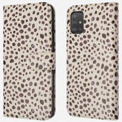 imoshion ﻿Étui de téléphone portefeuille Design Samsung Galaxy A51 - Black And White Dots