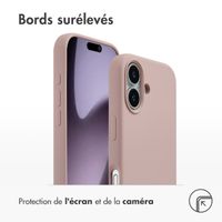 Accezz Coque Liquid Silicone avec MagSafe Apple iPhone 17 - Rose