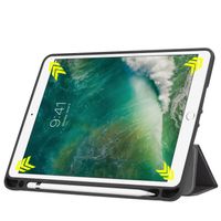 imoshion Coque tablette Design Trifold Apple iPad 6 (2018) 9.7 pouces / iPad 5 (2017) 9.7 pouces / Air 2 (2014)/Air 1 (2013) - Don't touch