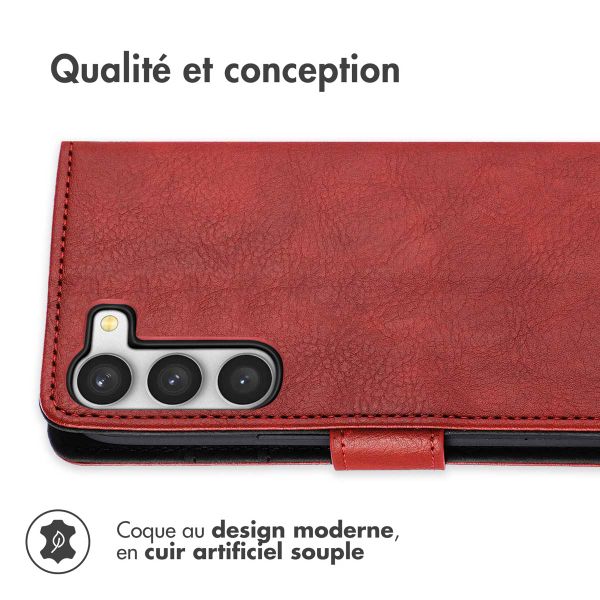 imoshion Étui de télephone portefeuille Samsung Galaxy S23 - Rouge