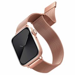 Uniq Bracelet en acier Dante Mesh Apple Apple Watch Series 1 á 9 / SE (38/40/41 mm) | Series 10 (42 mm) - Or Rose