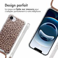imoshion Coque Design avec cordon Apple iPhone 16e - Leopard Mood