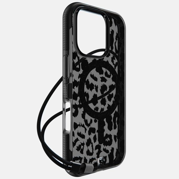 BodyGuardz Coque Ace Pro MagSafe Apple iPhone 16 Pro - Black / Leopard