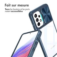 imoshion Coque arrière Camslider Samsung Galaxy A53 - Bleu foncé