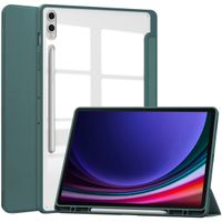 imoshion Coque tablette rigide Trifold Samsung Galaxy Tab S10 Plus / Tab S9 Plus / Tab S9 Plus FE 12.4 pouces - Vert