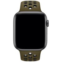 Apple Nike Sport Band Apple Watch Series 1-10 / SE / Ultra (2) - 42/44/45/46/49 mm - Olive Flak/Black