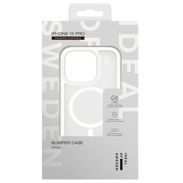 iDeal of Sweden Coque Bumper MagSafe Apple iPhone 15 Pro - Cloudy White