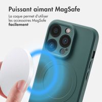 imoshion Coque Couleur avec MagSafe Apple iPhone 14 Pro - Vert foncé
