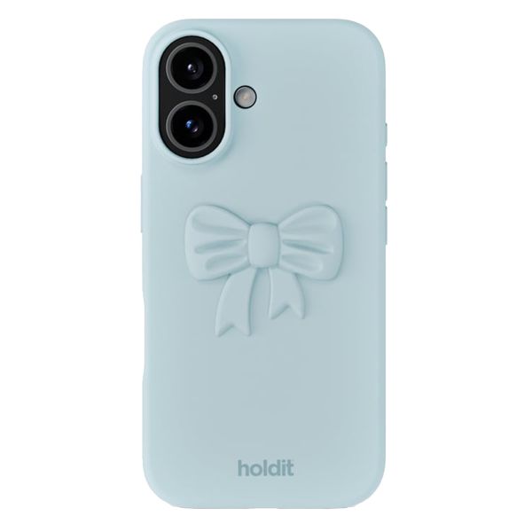 Holdit Silicone Sticker Bow - Mineral Blue