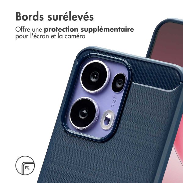 imoshion Coque Brushed Oppo Reno 13 Pro - Bleu foncé