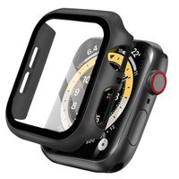 imoshion Coque rigide à couverture complète Apple Watch 4 / 5 / 6 / SE - 44 mm - Noir
