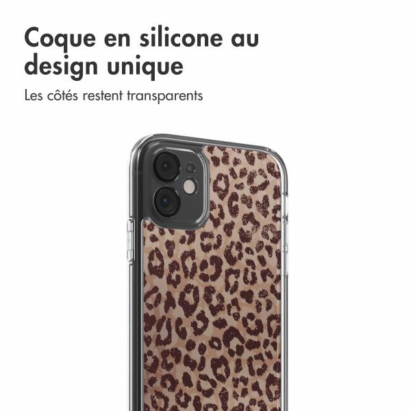 imoshion Coque Design Apple iPhone 11 / Xr - Leopard Mood