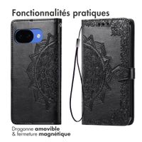 imoshion Etui de télephone Mandala Google Pixel 10a - Noir