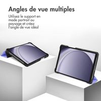 imoshion Coque tablette Trifold Samsung Galaxy Tab A11 / A9 8.7 pouces - Lila