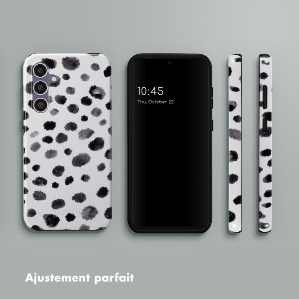 Selencia Coque arrière Vivid Samsung Galaxy S23 FE - Trendy Leopard