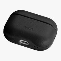 Uniq Coque en cuir véritable Terra Apple AirPods Pro 2 - Dallas Black