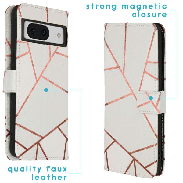 imoshion Coque silicone design Google Pixel 8 Pro - White Graphic