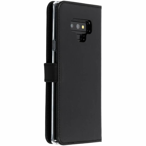 Selencia Étui de téléphone portefeuille en cuir véritable Samsung Galaxy Note 9