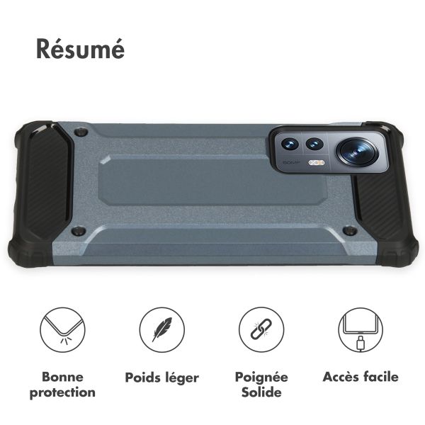 imoshion Coque Rugged Xtreme Xiaomi 12 / 12X - Bleu foncé