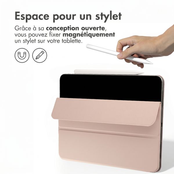 imoshion Magnetic etui de téléphone portefeuille Apple iPad Air 11 pouces (2026) M4 / (2025) M3 / (2024) M2 / Air 5 (2022) / Air 4 (2020) - Beige