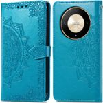 imoshion Etui de téléphone portefeuille Mandala Honor Magic 6 Lite - Turquoise