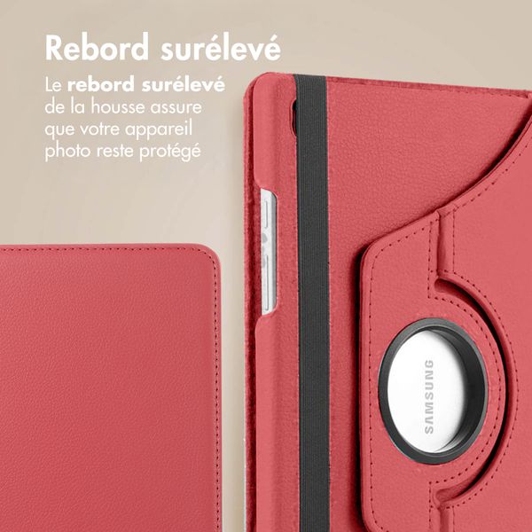 imoshion Coque tablette rotatif à 360° Samsung Galaxy Tab A11 - Rouge
