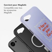 Selencia Coque arrière Vivid avec MagSafe Apple iPhone 16e - More Amor