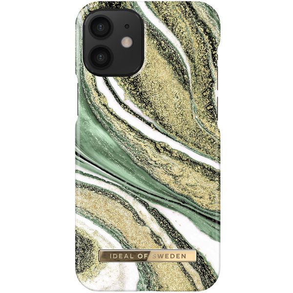 iDeal of Sweden Coque Fashion iPhone 12 Mini - Cosmic Green Swirl