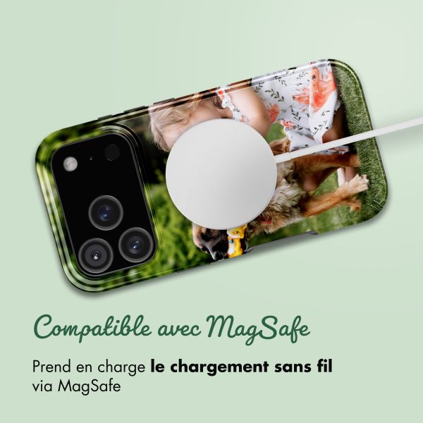 Concevez votre propre coque Tough avec MagSafe Apple iPhone 17 Pro - Blanc