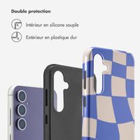 Selencia Coque arrière Vivid Samsung Galaxy S23 FE - Groovy Sapphire Blue