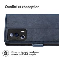 imoshion Étui de télephone portefeuille Xiaomi 13 Lite - Bleu foncé