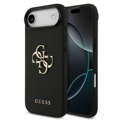Guess Coque Big 4G Logo Grained Apple iPhone Air - Noir