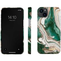 iDeal of Sweden Coque Fashion iPhone 14 Plus - Golden Jade Marble