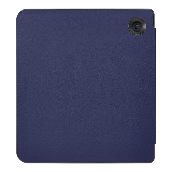 imoshion Étui de liseuse portefeuille Slim Hard Kobo Libra Colour - Bleu foncé
