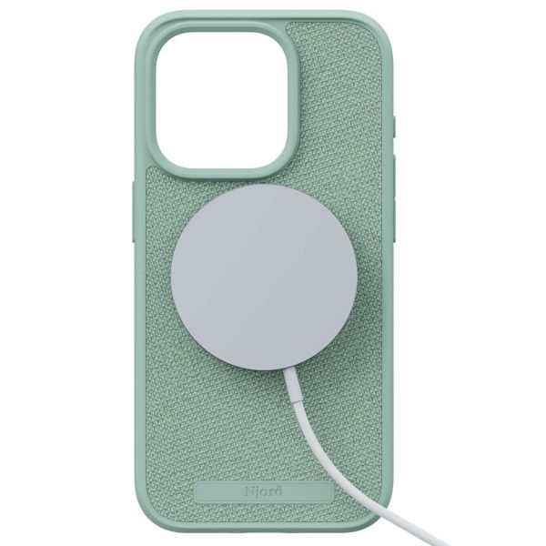 Njorð Collections Coque en tissu MagSafe iPhone 15 Pro - Turquoise