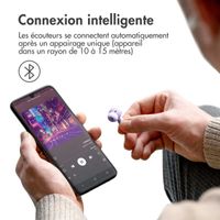 imoshion ﻿Écouteurs Aura Pro - Écouteurs sans fil - Écouteurs sans fil Bluetooth - Avec fonction de réduction du bruit ANC - Lavender Lilac