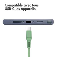 imoshion Braided USB-C vers câble USB - 1 mètre - Vert