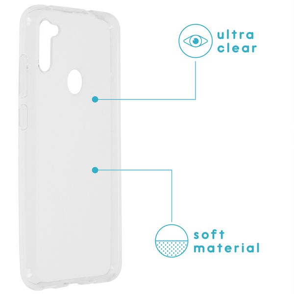 imoshion Softcase Back Cover Samsung Galaxy A11 / M11 - Transparent