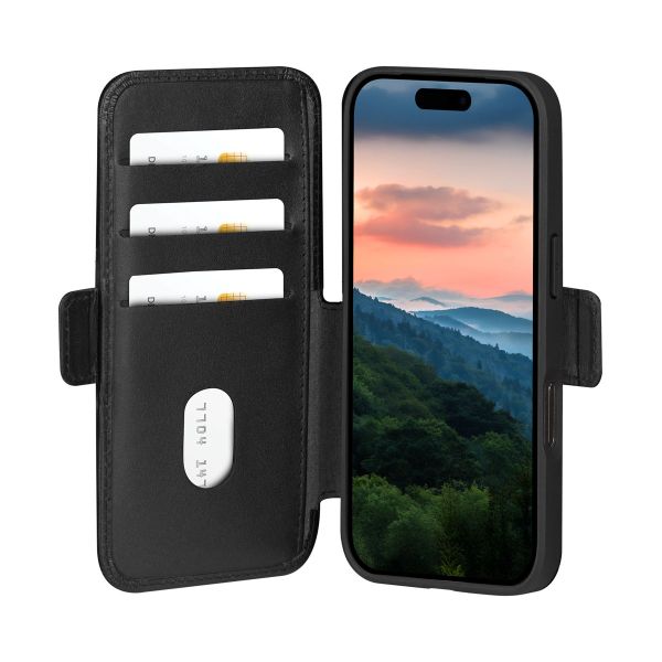 dbramante1928 Étui de télephone portefeuille Apple iPhone 17 Pro Max - Noir