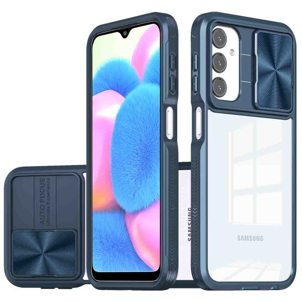 imoshion Coque arrière Camslider Samsung Galaxy A25 (5G) - Bleu foncé