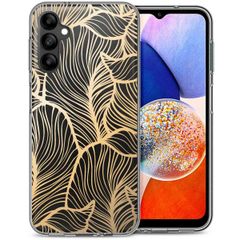 imoshion Coque Design Samsung Galaxy A14 (5G/4G) - Golden Leaves