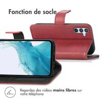 imoshion Etui de téléphone portefeuille Luxe Samsung Galaxy A34 (5G) - Rouge