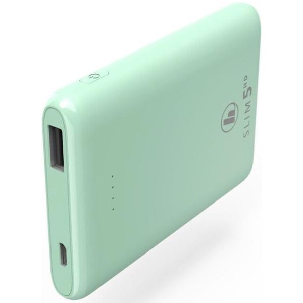 Hama Power Pack Slim - Batterie externe - 5 000 mAh - Vert