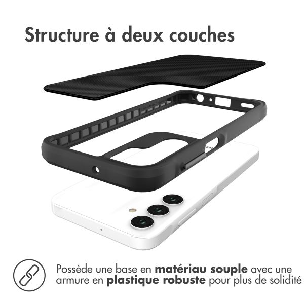 imoshion Rugged Hybrid Carbon Case Samsung Galaxy A25 (5G) - Noir