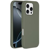 Accezz Coque Liquid Silicone avec MagSafe iPhone 16 Pro - Cooper Green