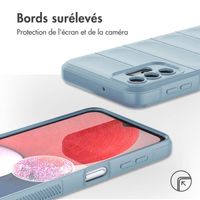 imoshion Coque arrière EasyGrip Samsung Galaxy A13 (4G) - Bleu clair